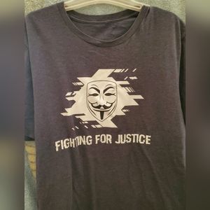 "ANONYMOUS, " "FIGHTING FOR JUSTICE "...